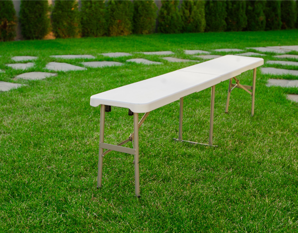 Скамья складная пластиковая Angioletto 180 см.